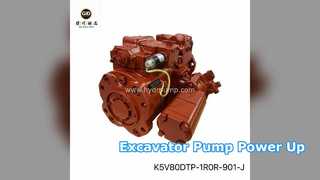 Экскаваторный насос K5V80DTP 15 тонн с включением питания