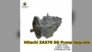 Насос Hitachi ZAX70-5G 172B11-73200 Включение питания