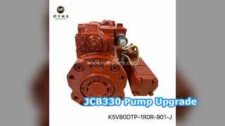 Модернизация гидравлического насоса экскаватора JCB330